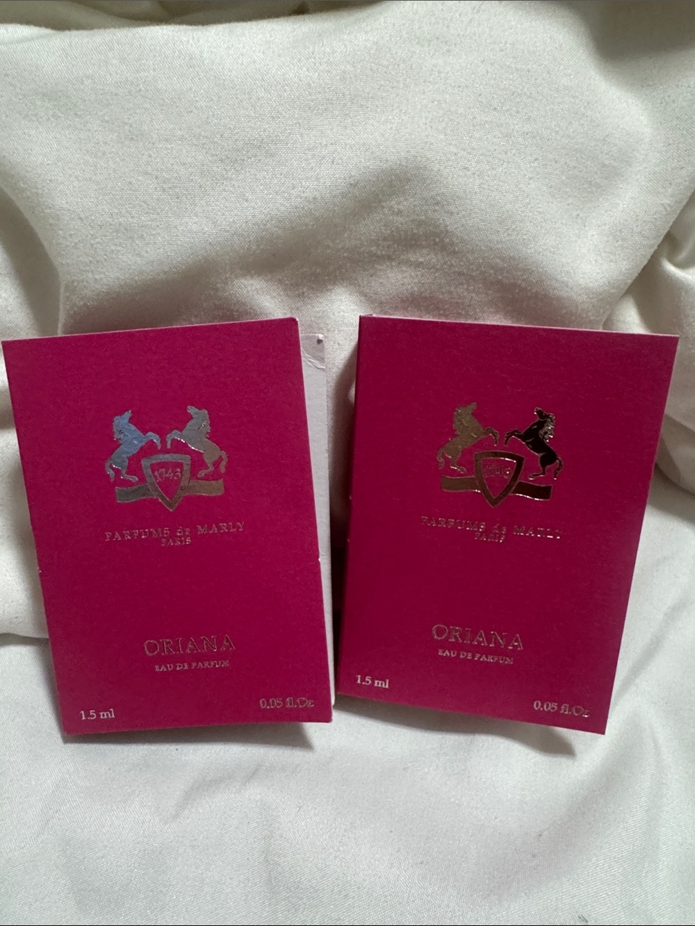 New 2 Parfums de marly Paris Oriana sample